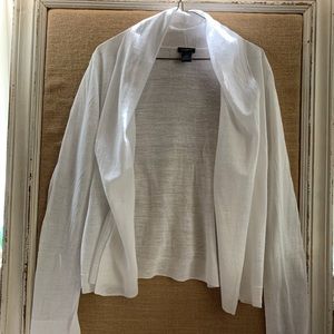Women’s white cardigan